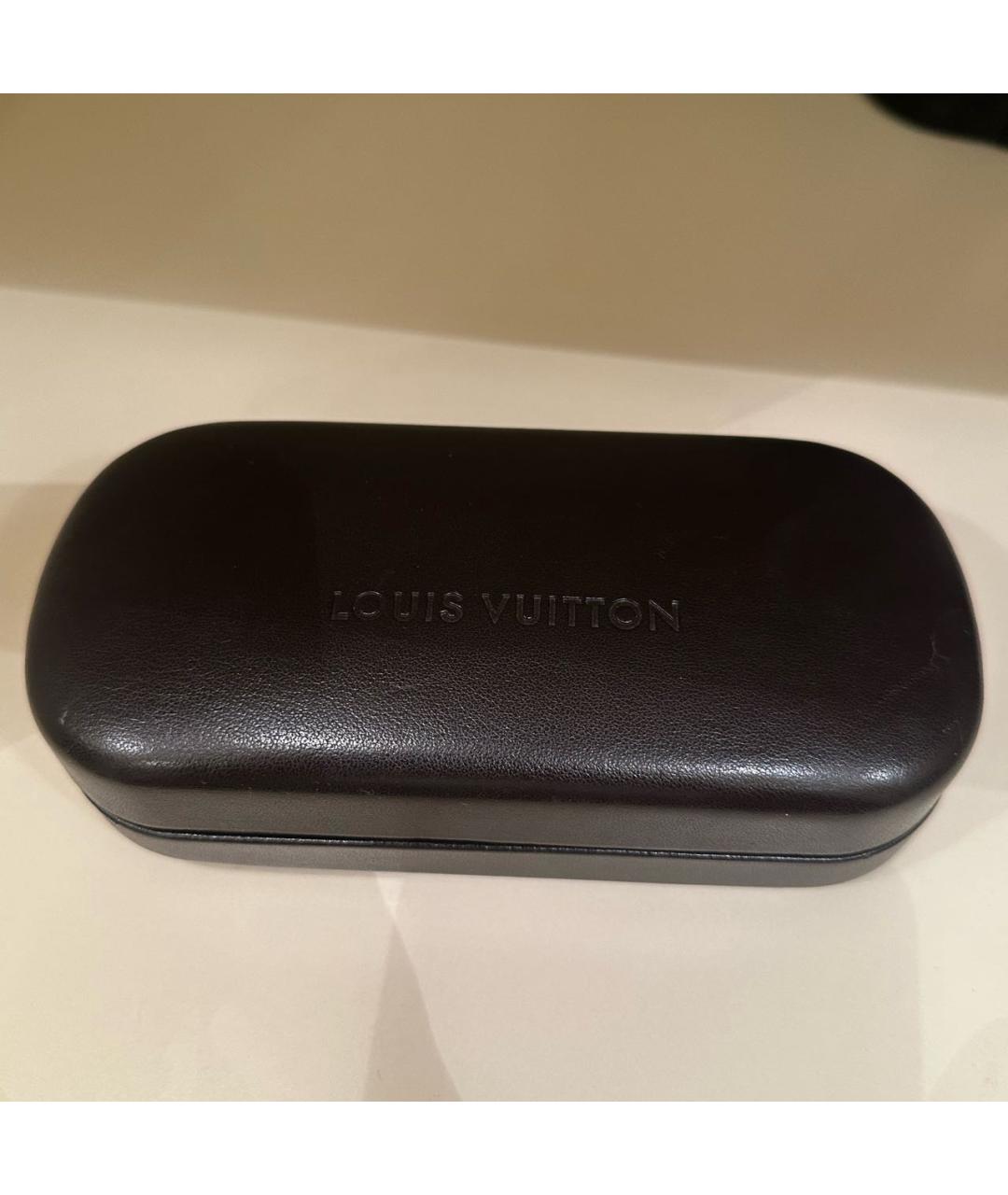 LOUIS VUITTON Бирюзовые пластиковые солнцезащитные очки, фото 4