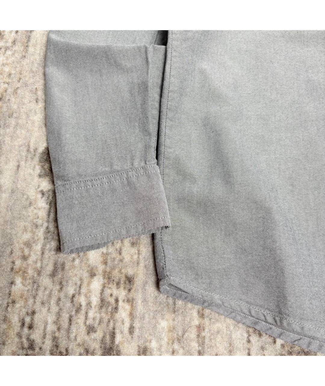 CARHARTT Серая хлопковая кэжуал рубашка, фото 3