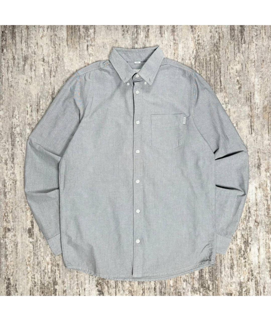 CARHARTT Серая хлопковая кэжуал рубашка, фото 8