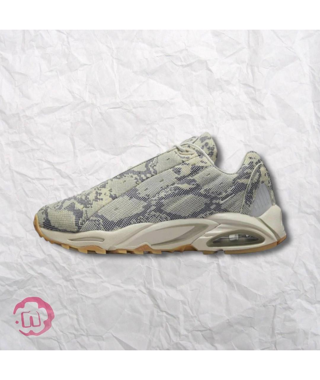 NIKE Бежевые текстильные низкие кроссовки / кеды, фото 6