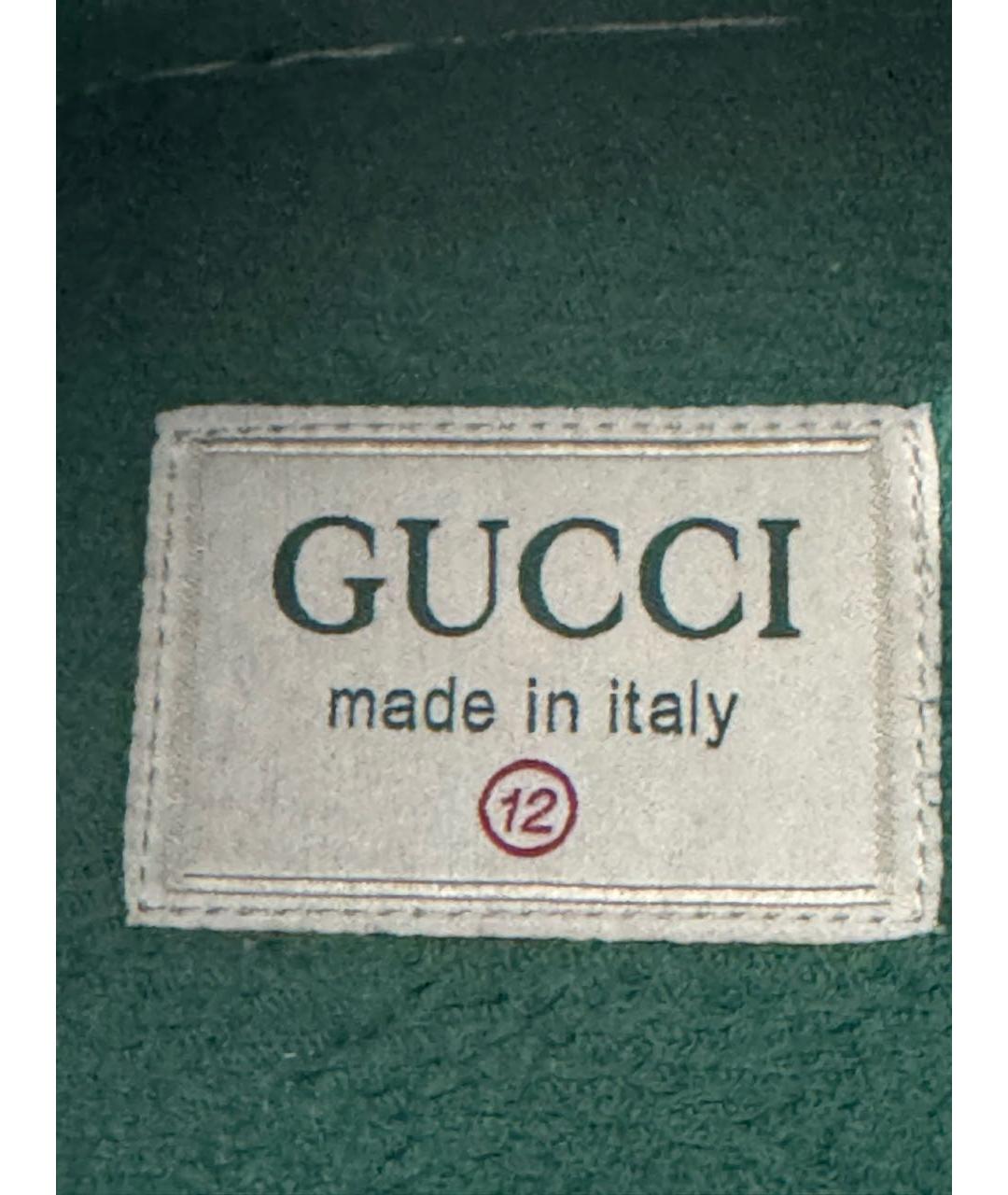 GUCCI Мульти текстильные высокие кроссовки / кеды, фото 4