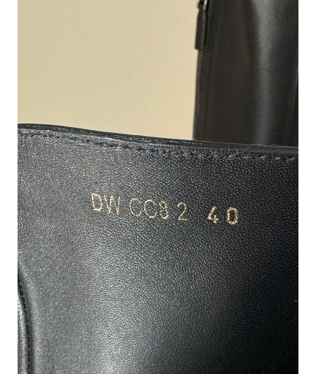 VALENTINO Черные кожаные сапоги, фото 6