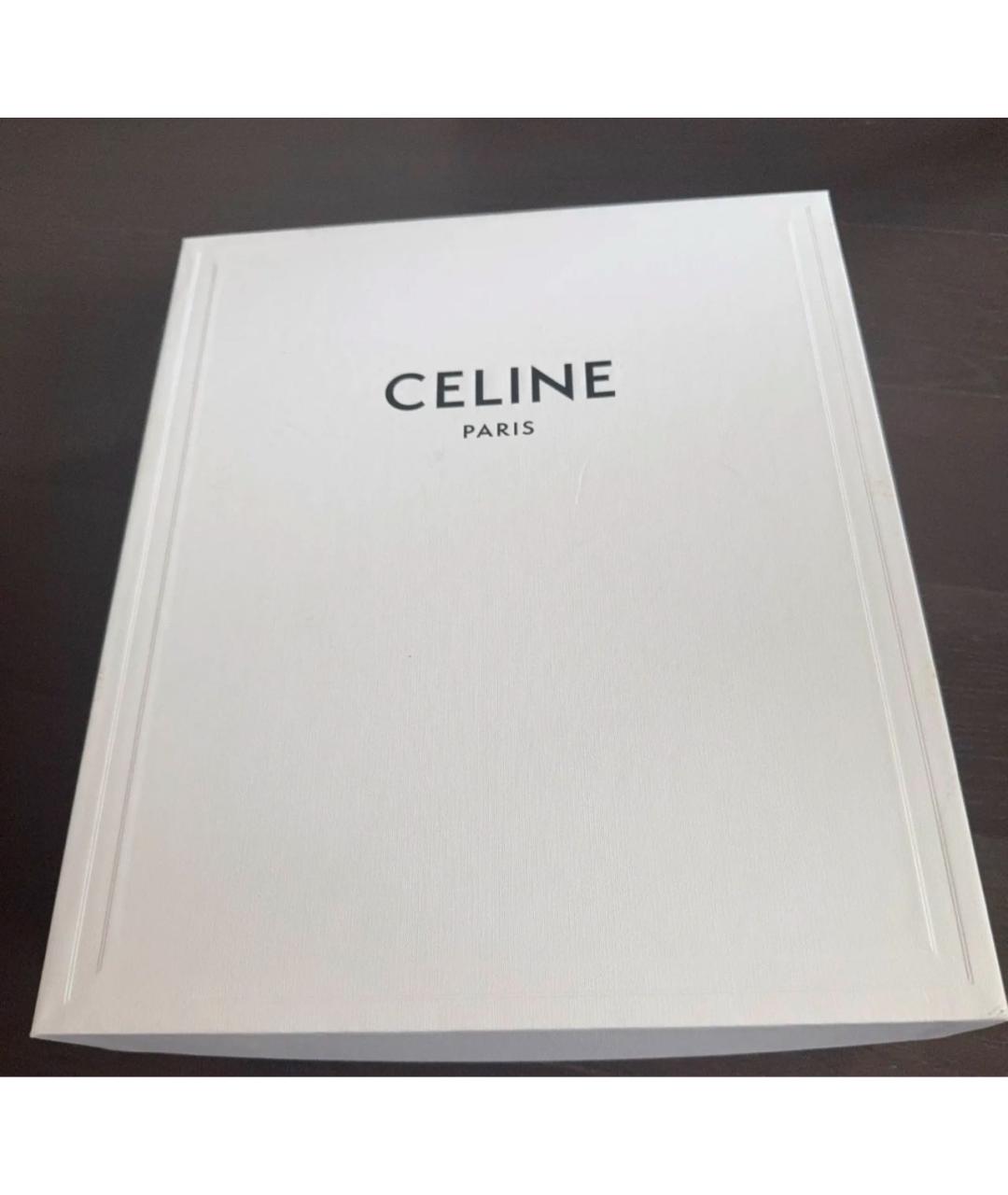 CELINE Синие текстильные кеды, фото 5