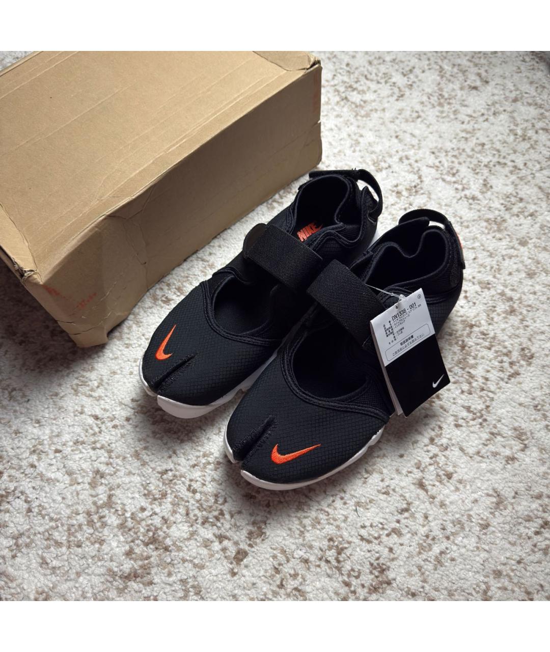 NIKE Черные сандалии, фото 2