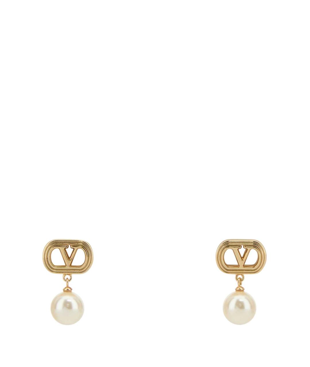 VALENTINO Золотые металлические серьги, фото 1