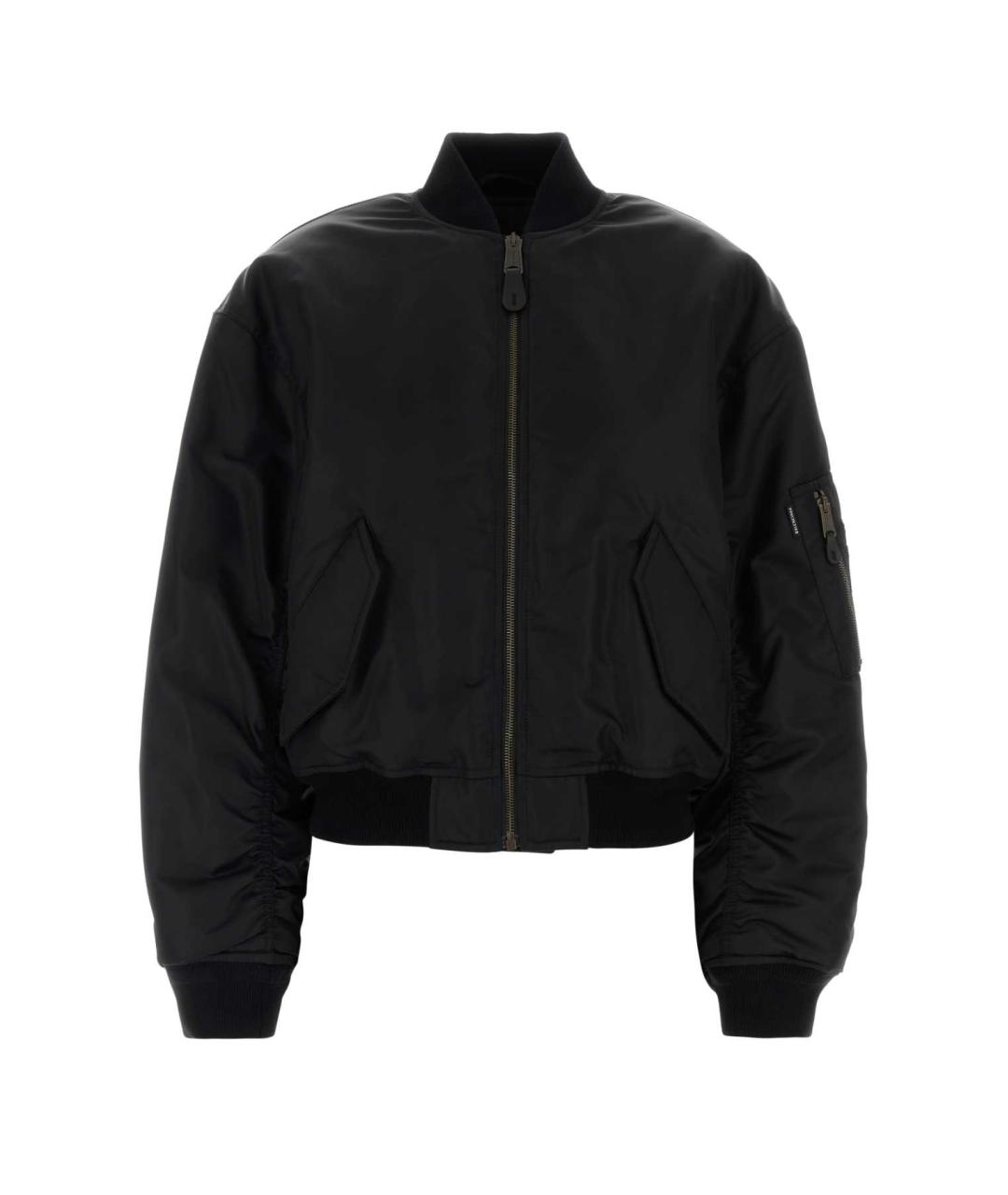 BALENCIAGA Черная полиэстеровая куртка, фото 1