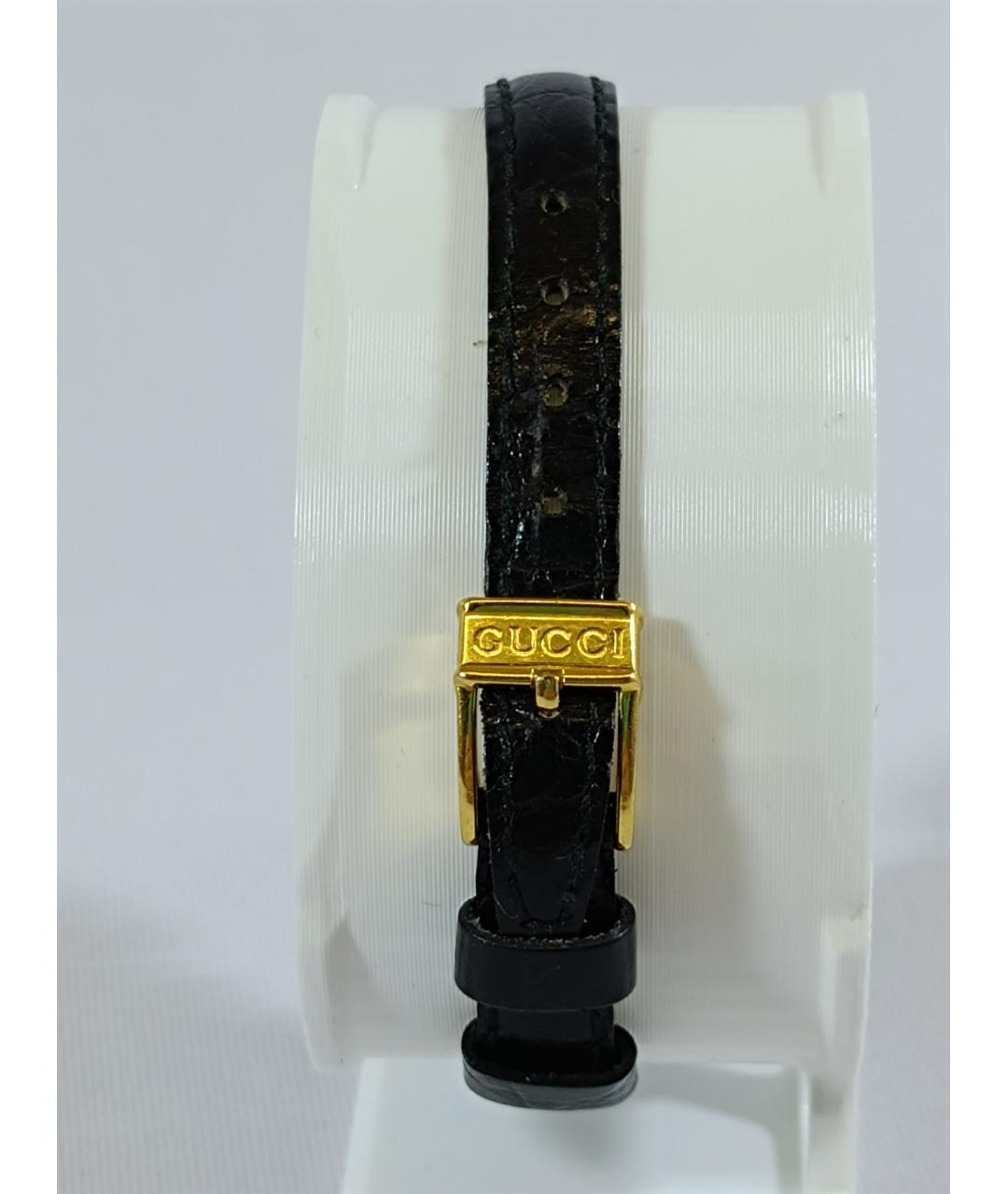 GUCCI Желтые металлические часы, фото 6