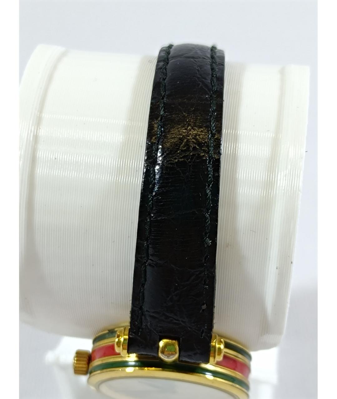 GUCCI Желтые металлические часы, фото 7