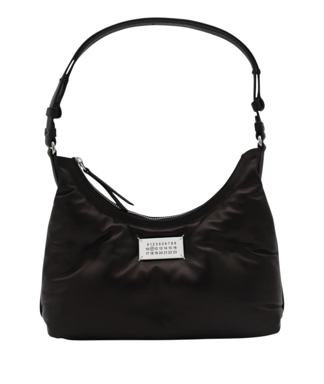 MAISON MARGIELA Черная кожаная сумка через плечо, фото 1