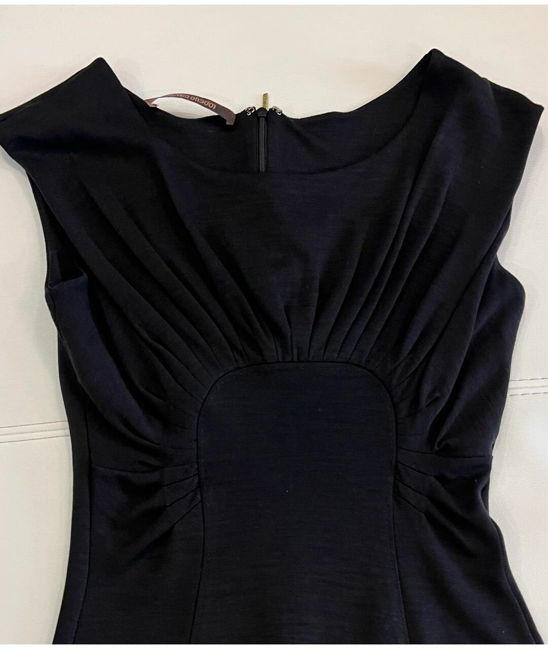 ROBERTO CAVALLI Черное шерстяное платье, фото 3