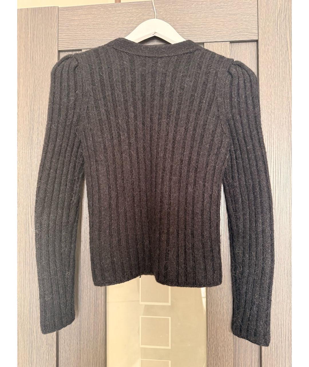 GUCCI Черный шерстяной кардиган, фото 4