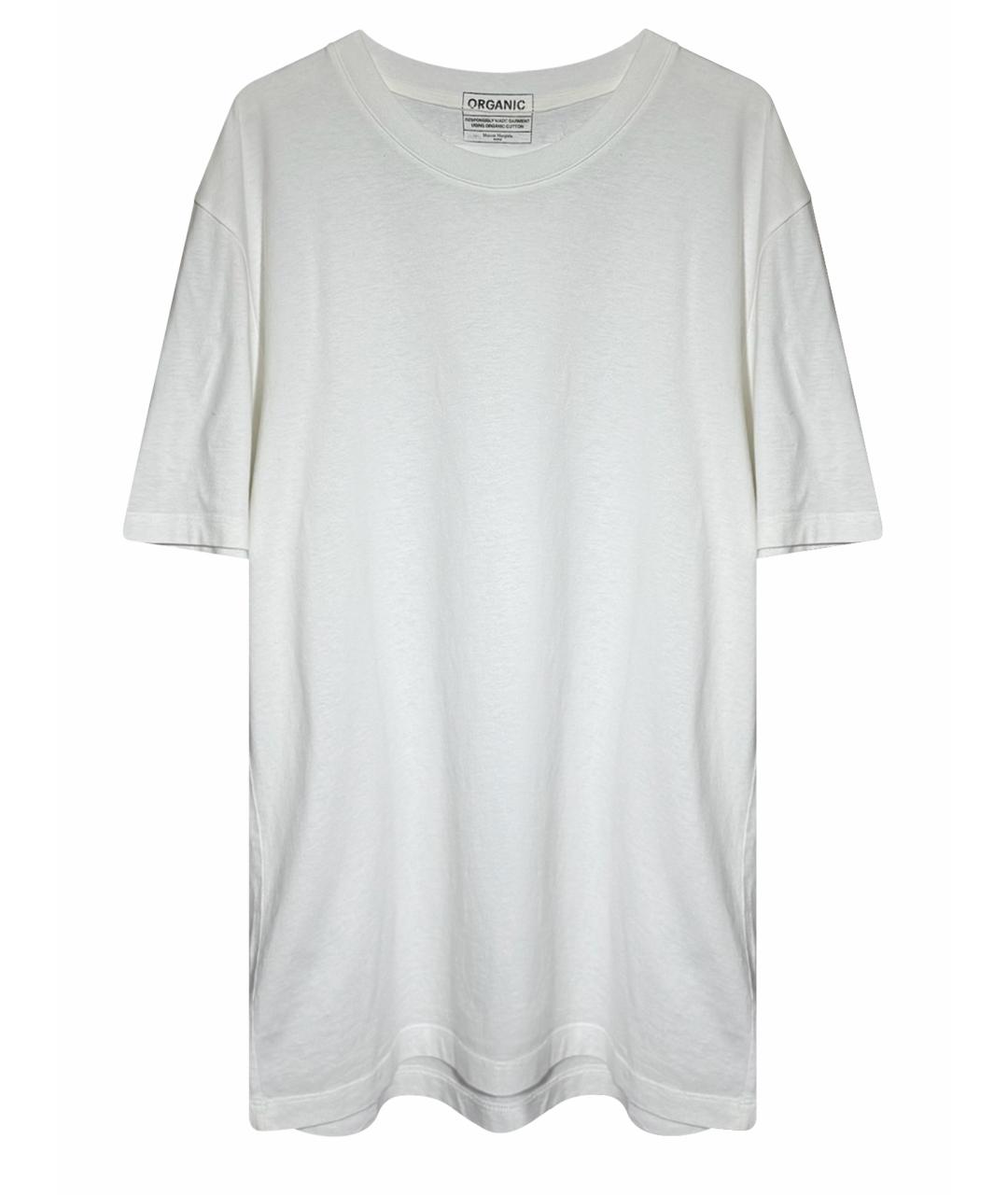 MAISON MARGIELA Белая хлопковая футболка, фото 1