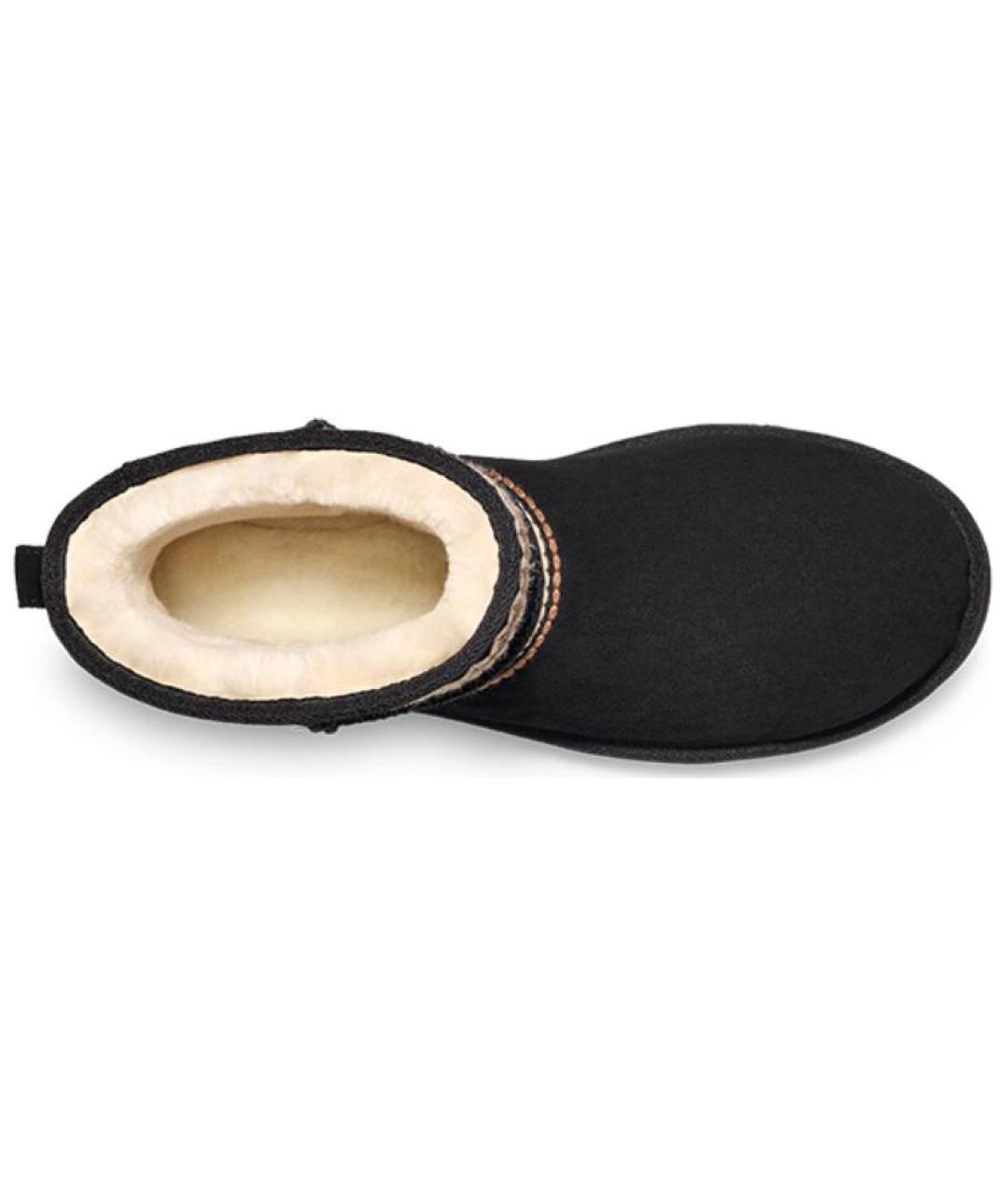 UGG AUSTRALIA Черные нубуковые высокие ботинки, фото 4