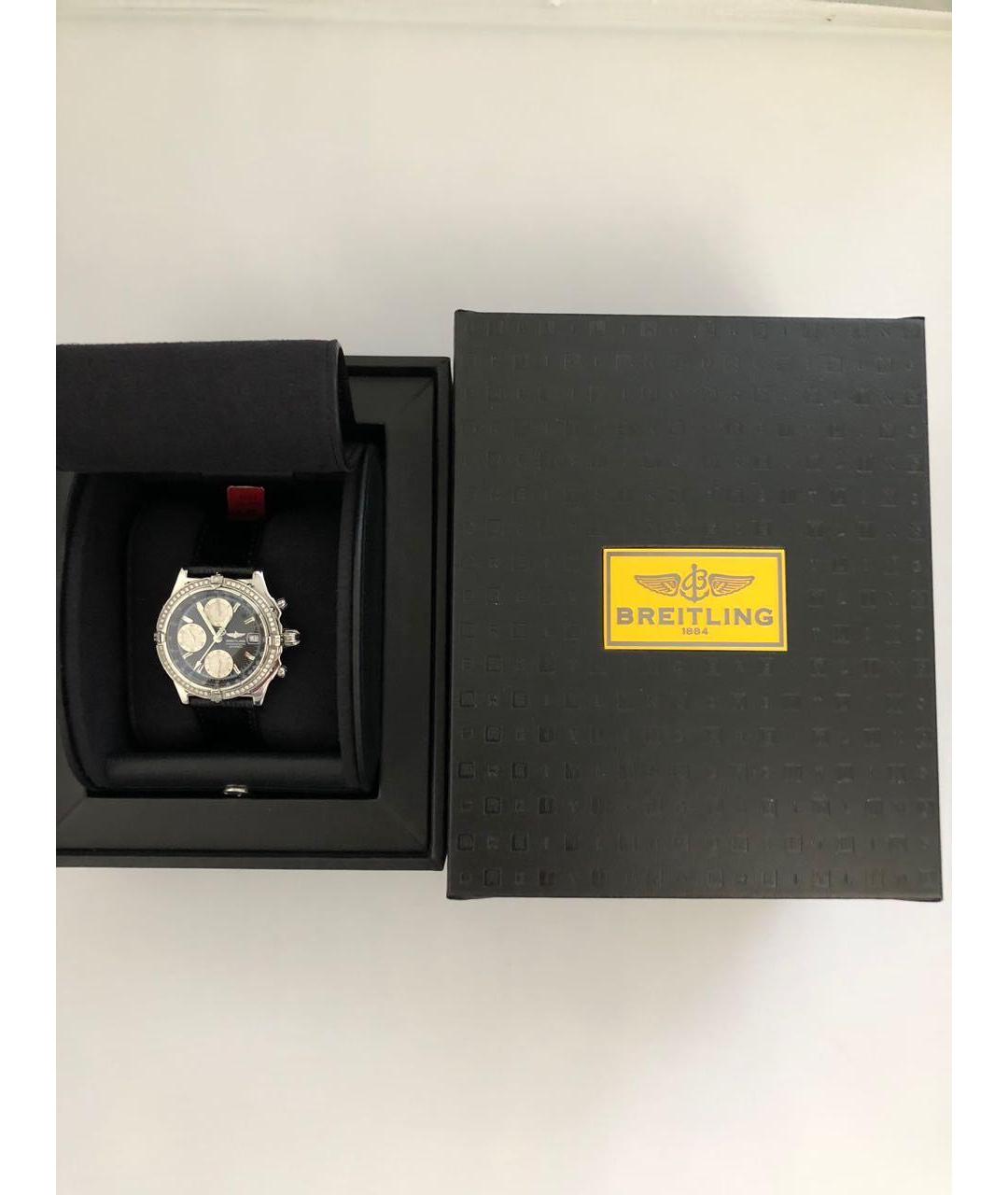 BREITLING Белые металлические часы, фото 5