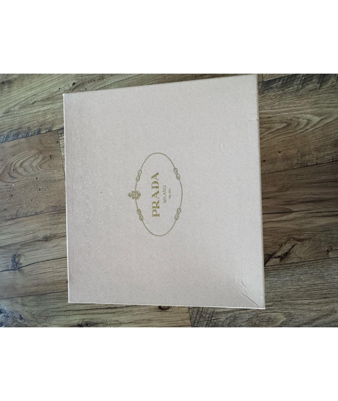 PRADA Черные кожаные сапоги, фото 7