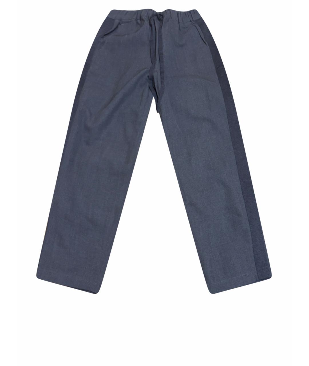 FALCONERI Серые шерстяные брюки узкие, фото 1