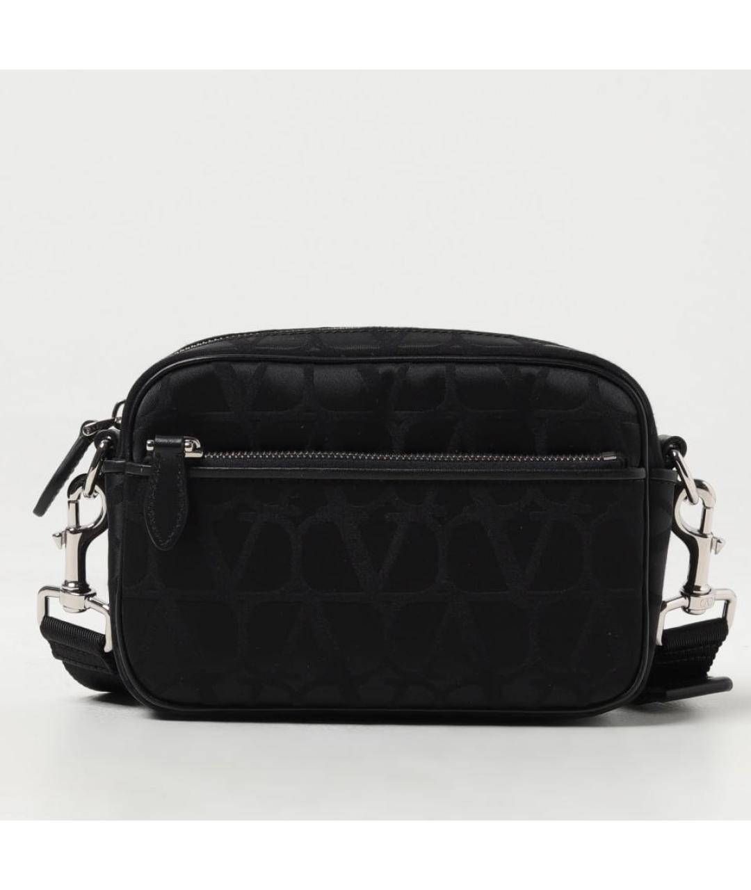 VALENTINO Черная сумка на плечо, фото 4