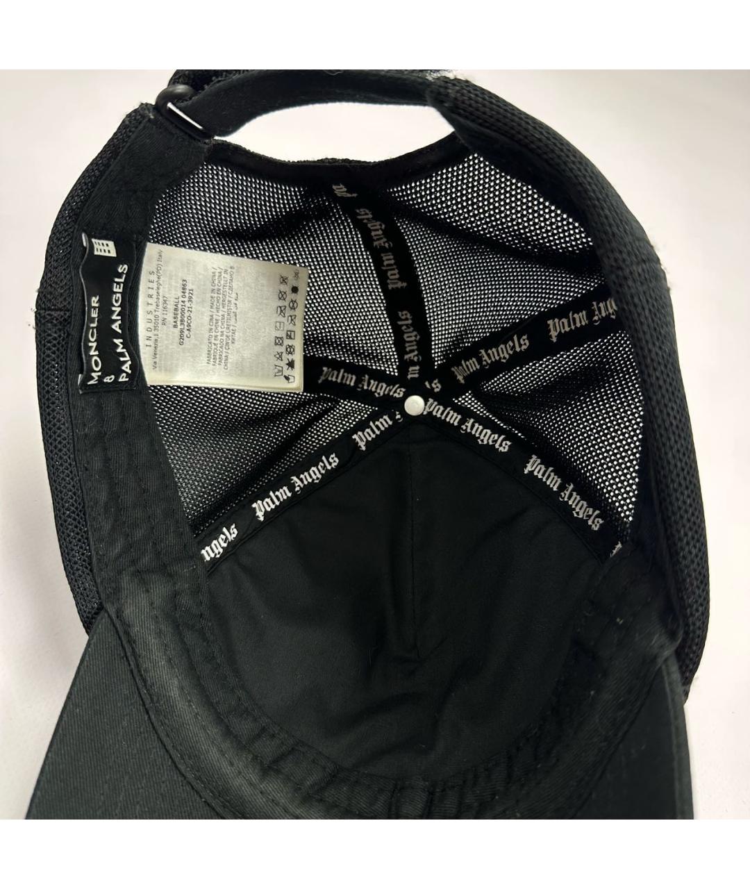MONCLER Черная хлопковая кепка/бейсболка, фото 6