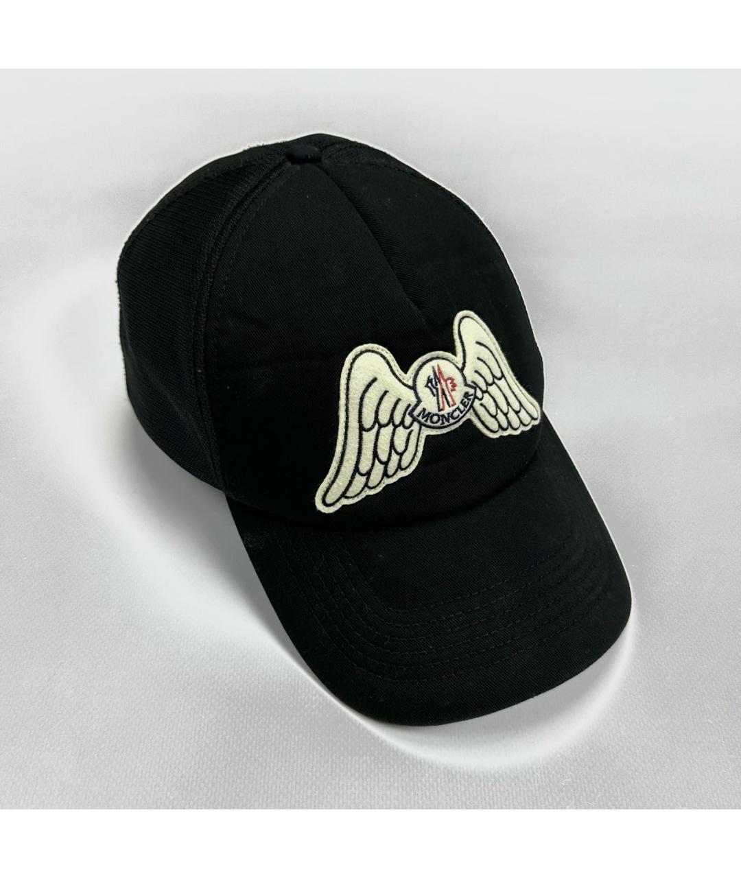 MONCLER Черная хлопковая кепка/бейсболка, фото 9