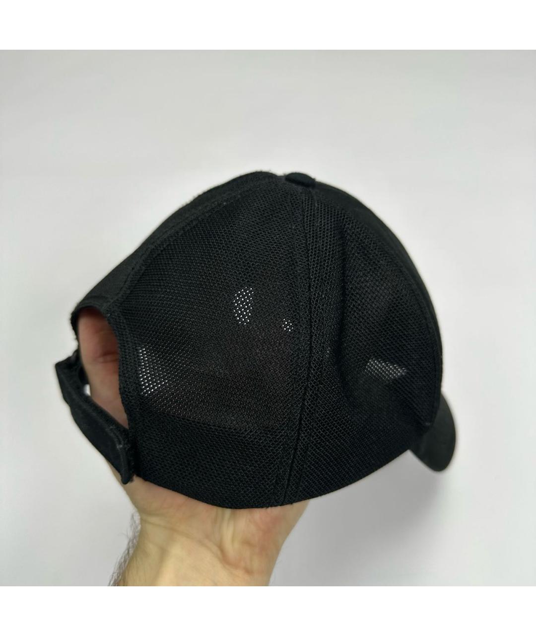 MONCLER Черная хлопковая кепка/бейсболка, фото 4