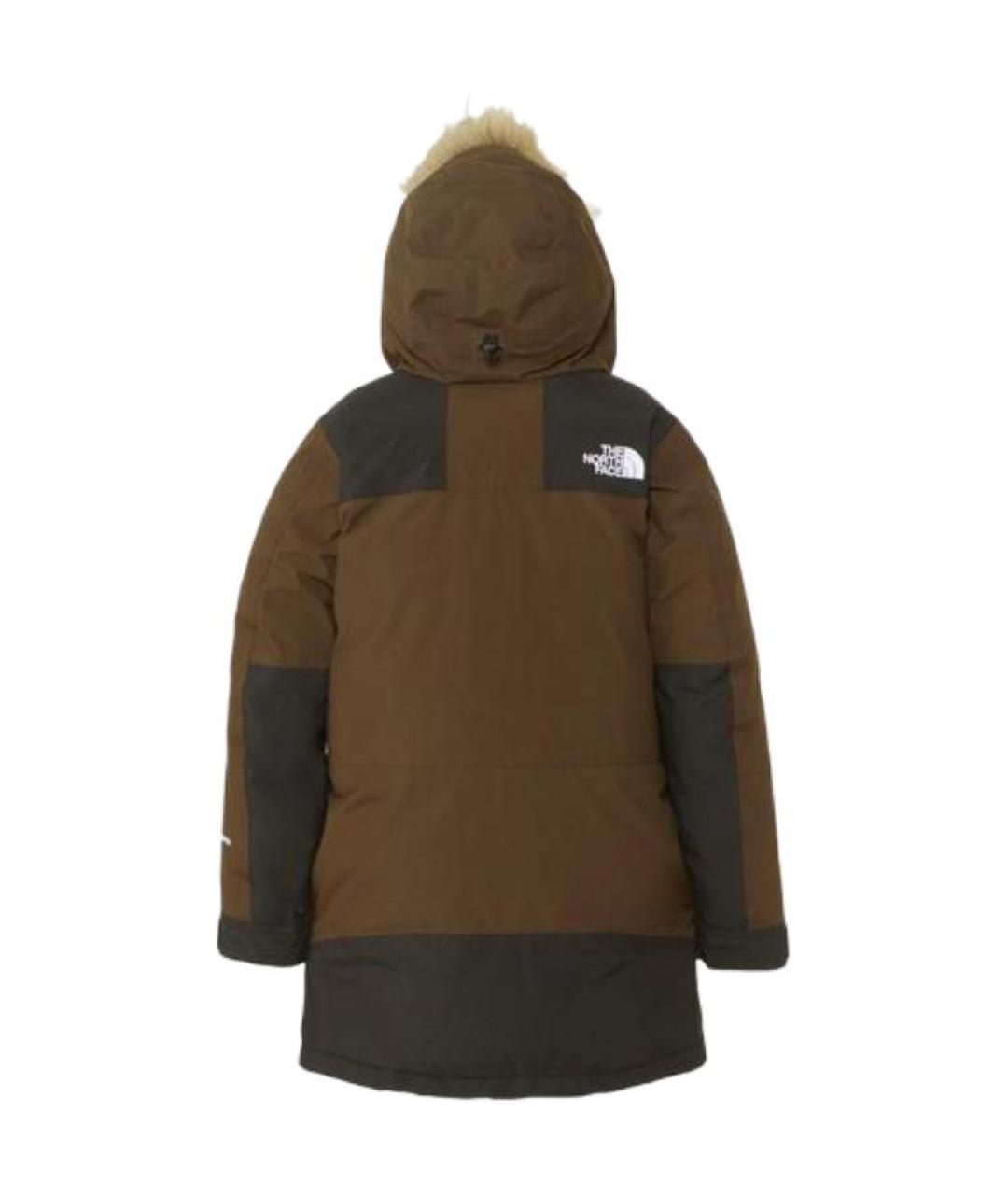THE NORTH FACE Коричневый пуховик, фото 2