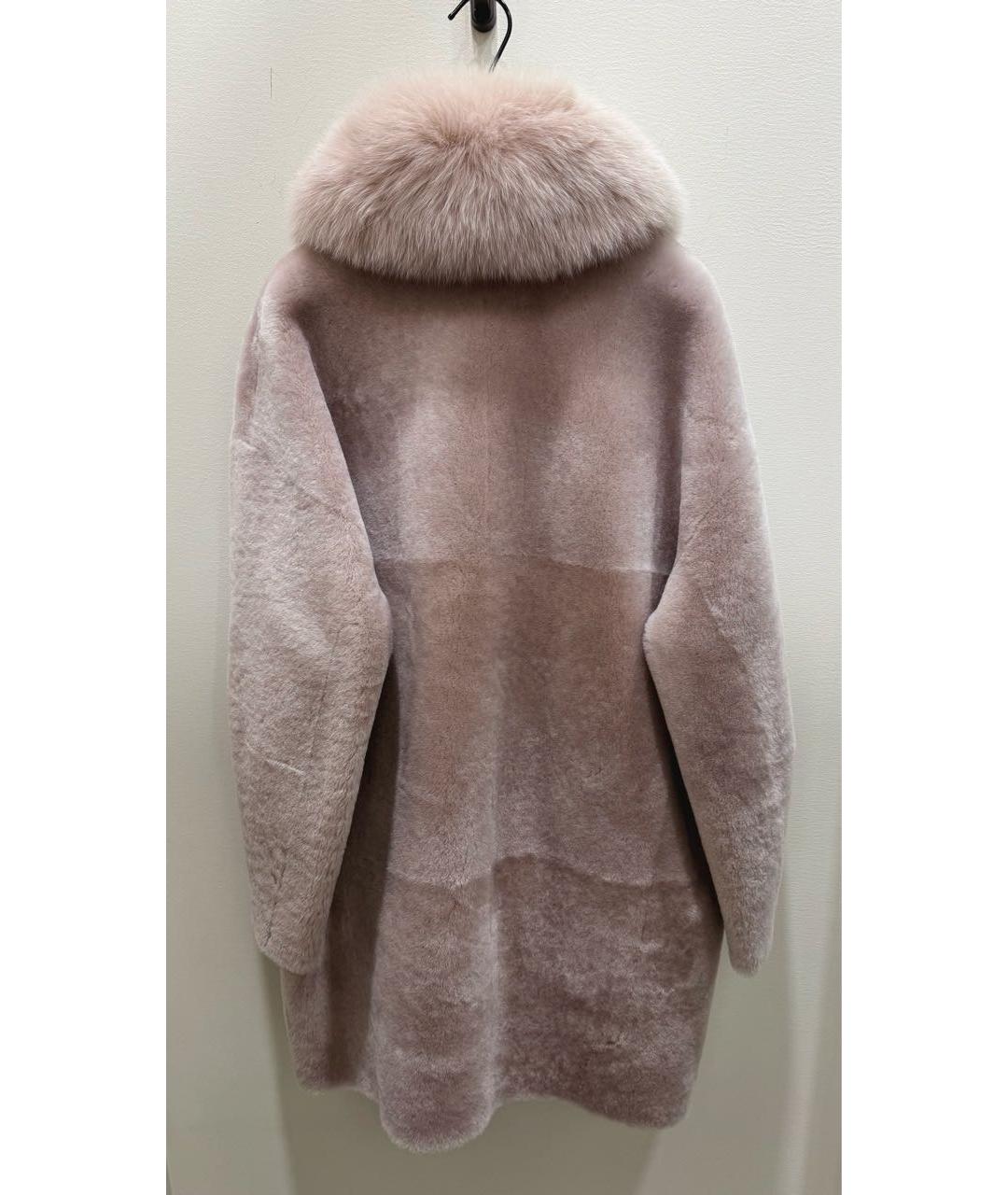 BLANCHA Розовая меховая дубленка, фото 2