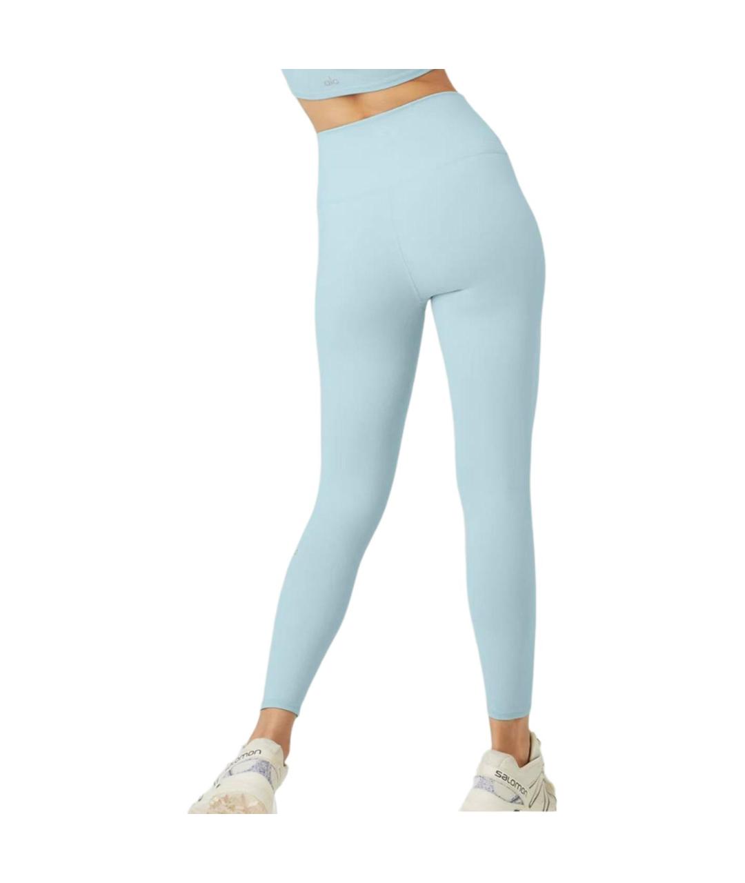 ALO YOGA Голубые спортивные брюки и шорты, фото 2