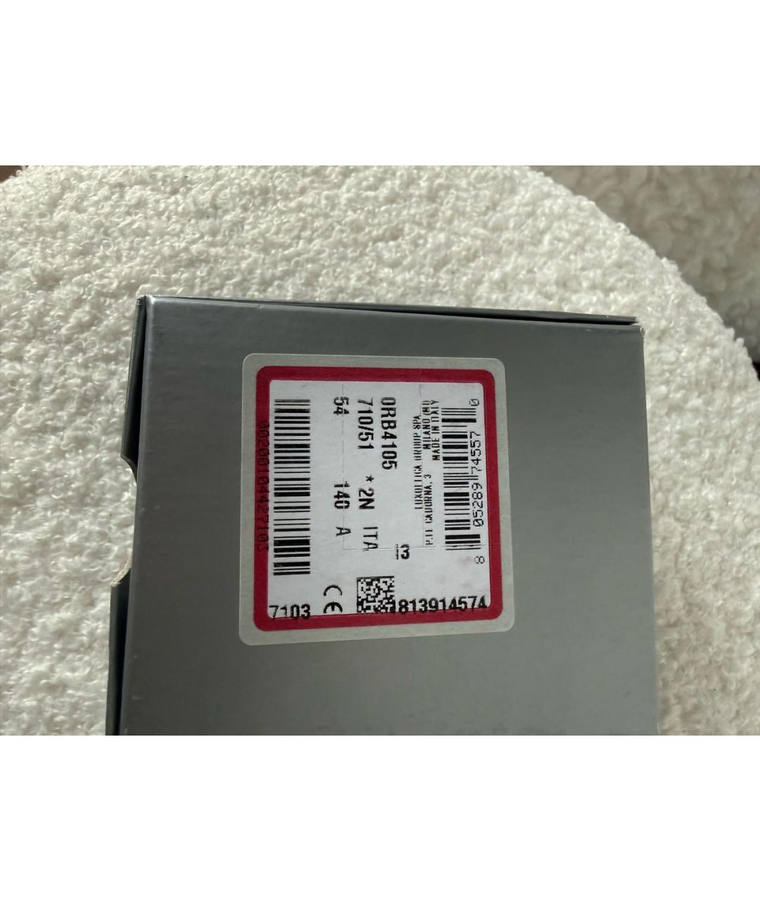 RAY BAN Черные пластиковые солнцезащитные очки, фото 6