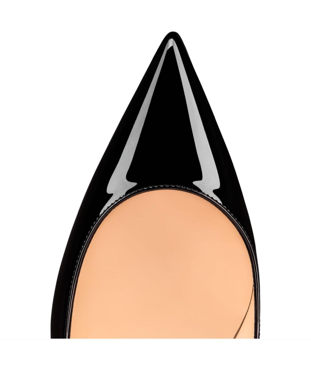 CHRISTIAN LOUBOUTIN Черные туфли из лакированной кожи, фото 3