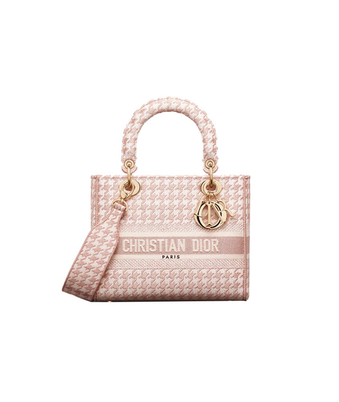 CHRISTIAN DIOR Розовая сумка через плечо, фото 7