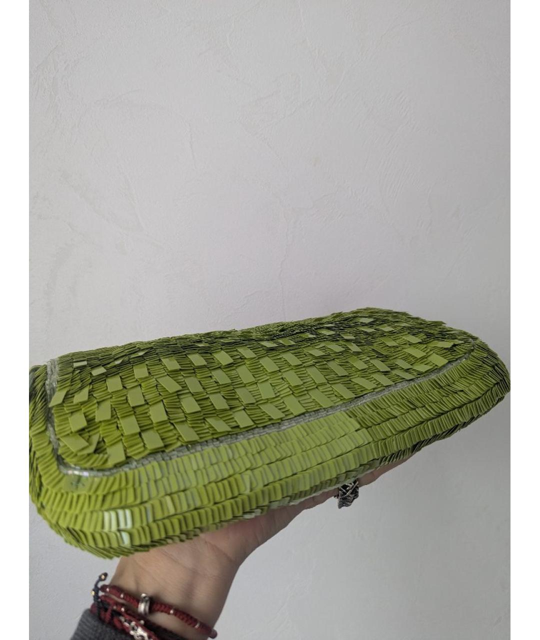 FENDI Зеленая сумка с короткими ручками, фото 8