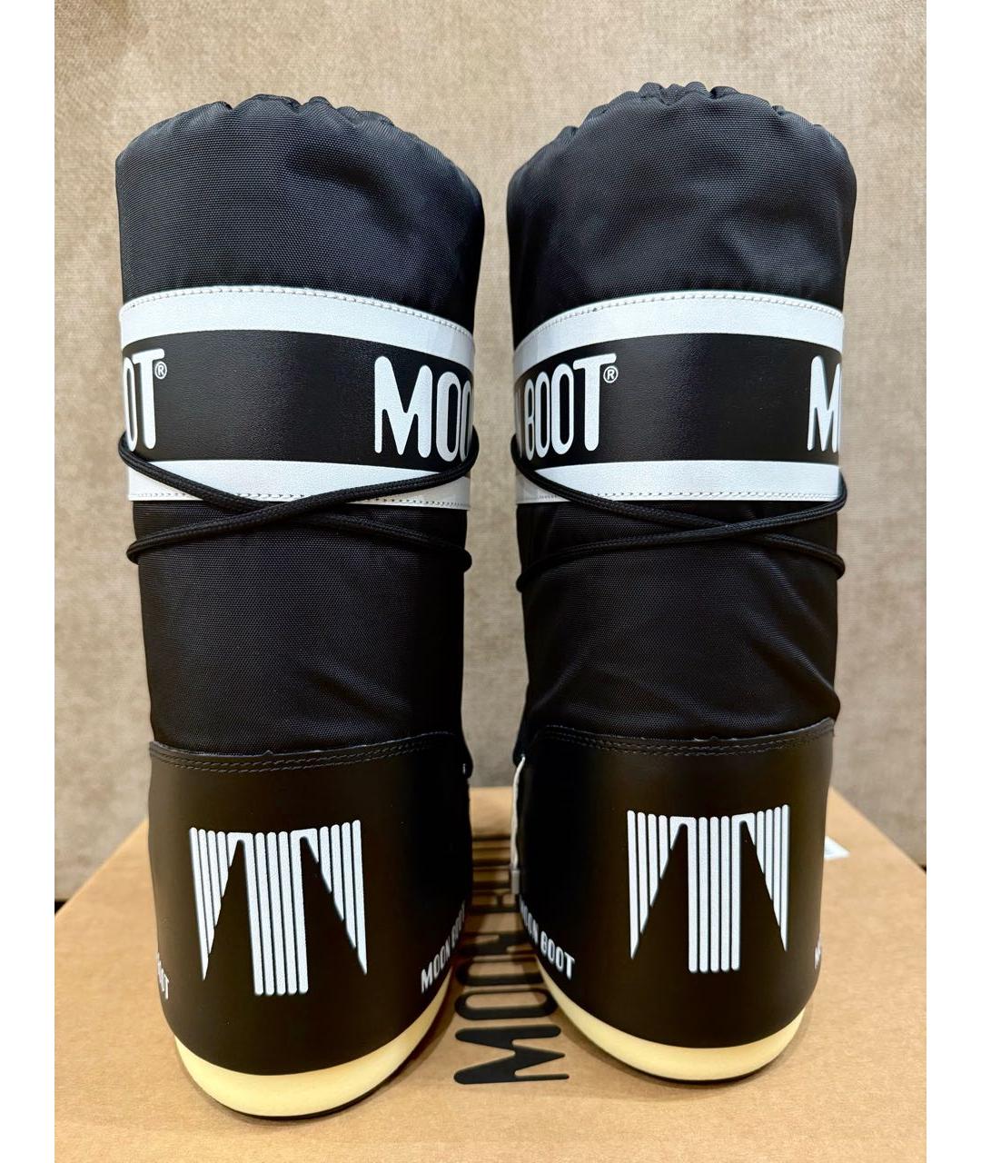 MOON BOOT Черные сапоги, фото 4