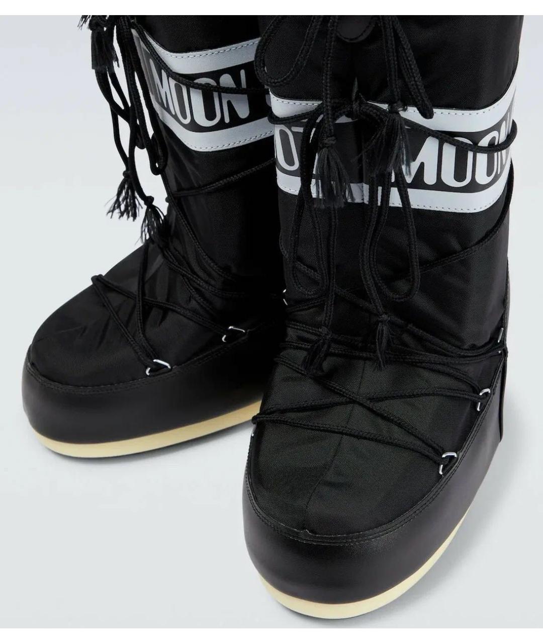 MOON BOOT Черные сапоги, фото 3