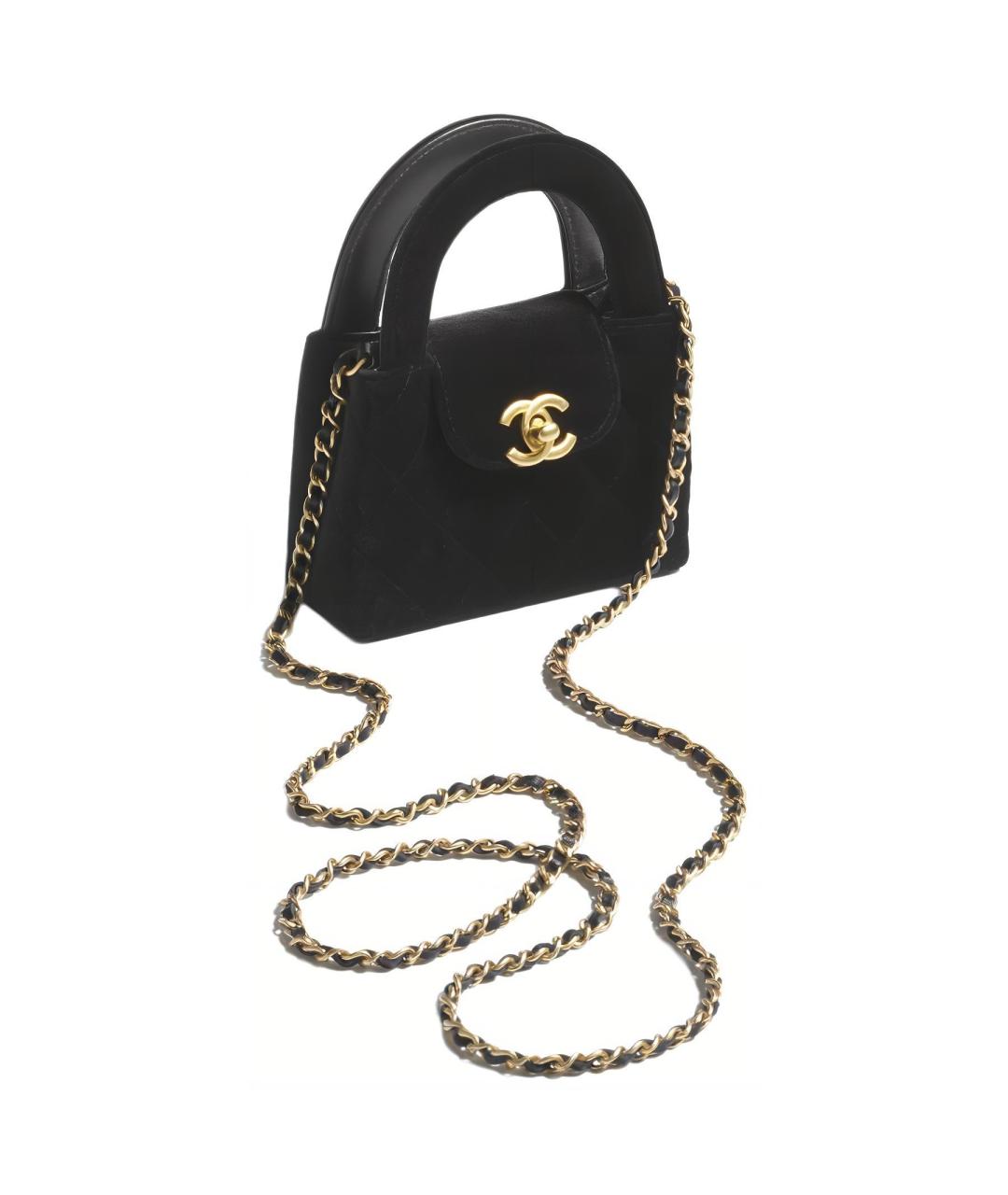 CHANEL Черная сумка через плечо, фото 2