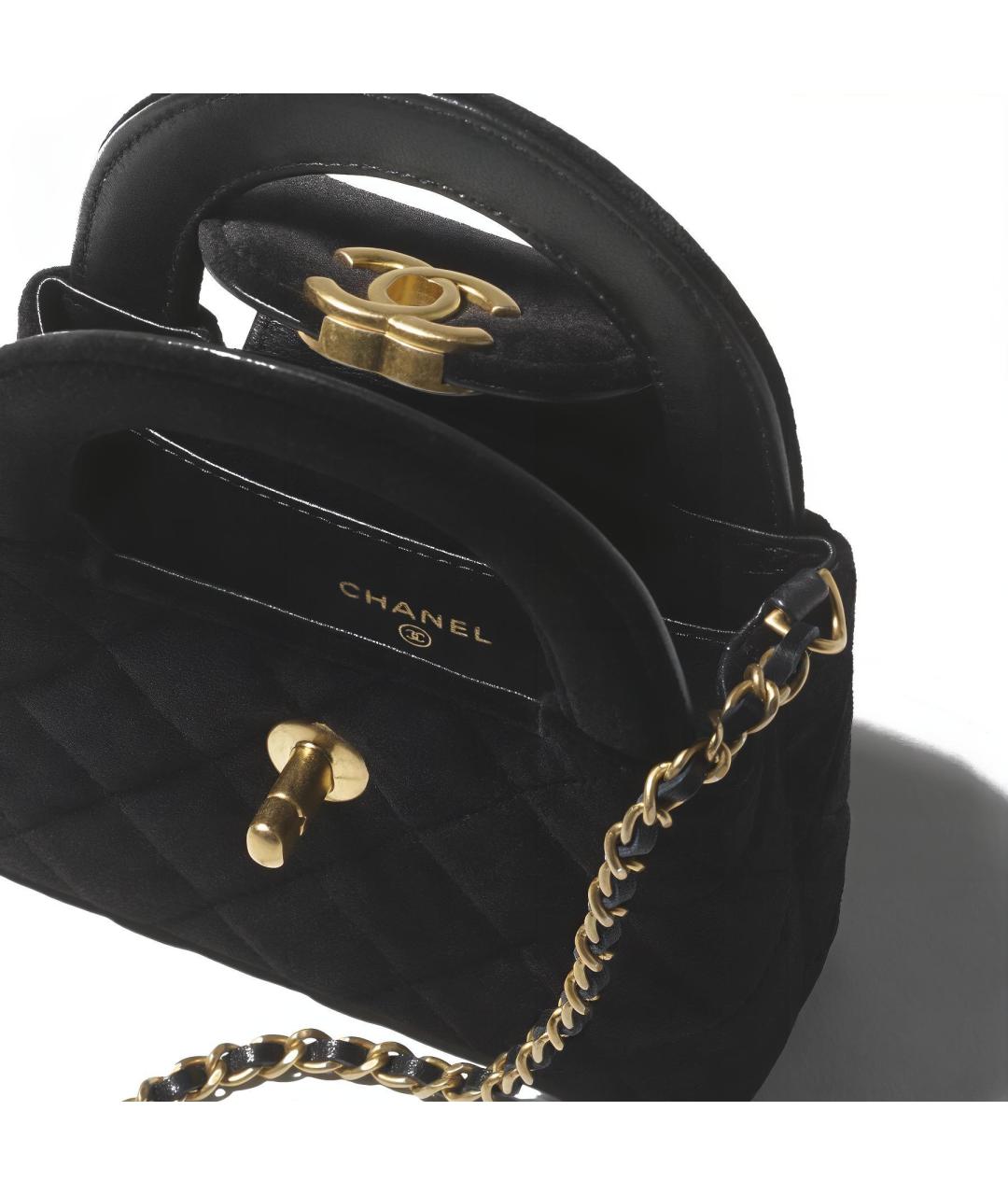 CHANEL Черная сумка через плечо, фото 4