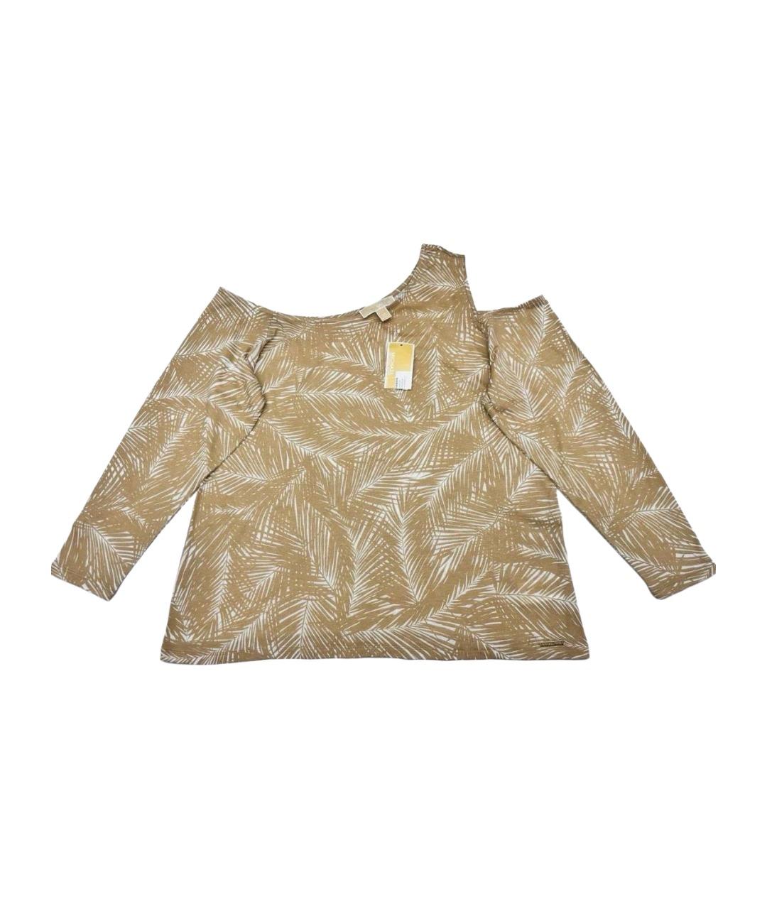 MICHAEL MICHAEL KORS Бежевая хлопковая блузы, фото 1