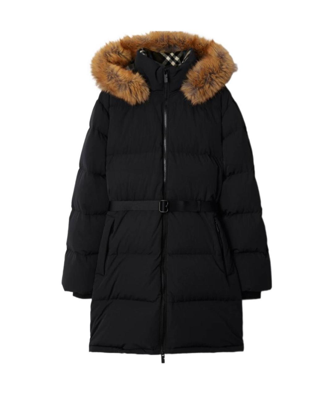 BURBERRY Черный пуховик, фото 1