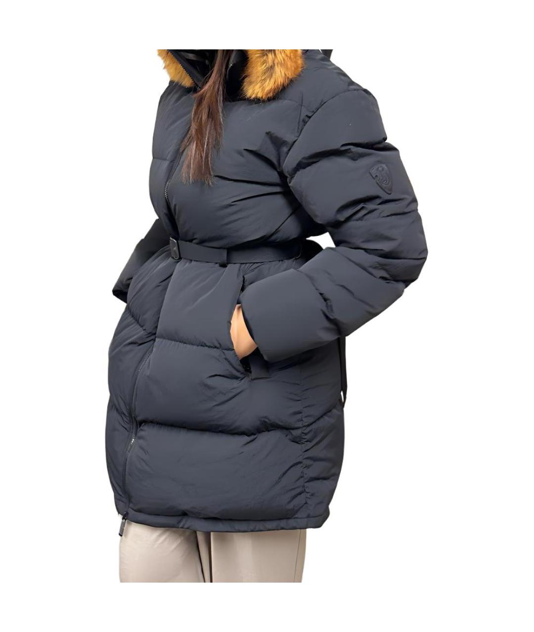 BURBERRY Черный пуховик, фото 4