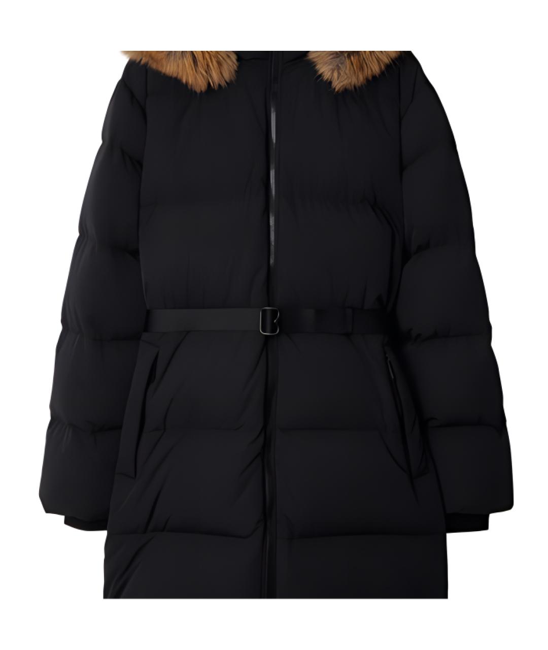 BURBERRY Черный пуховик, фото 2