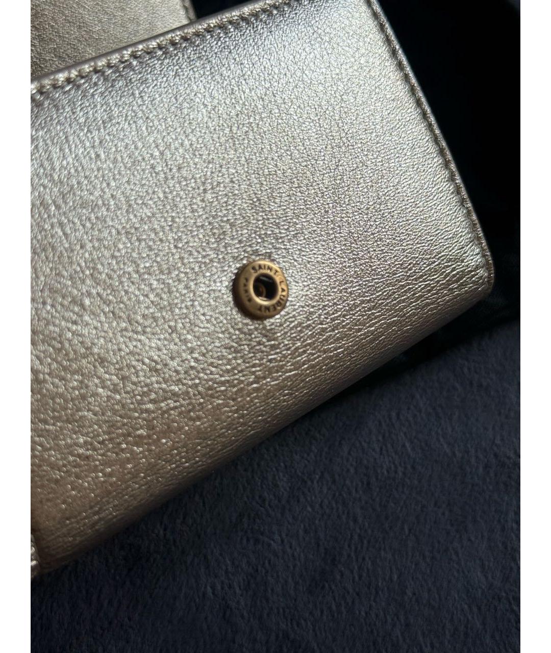 SAINT LAURENT Золотая ключница, фото 3