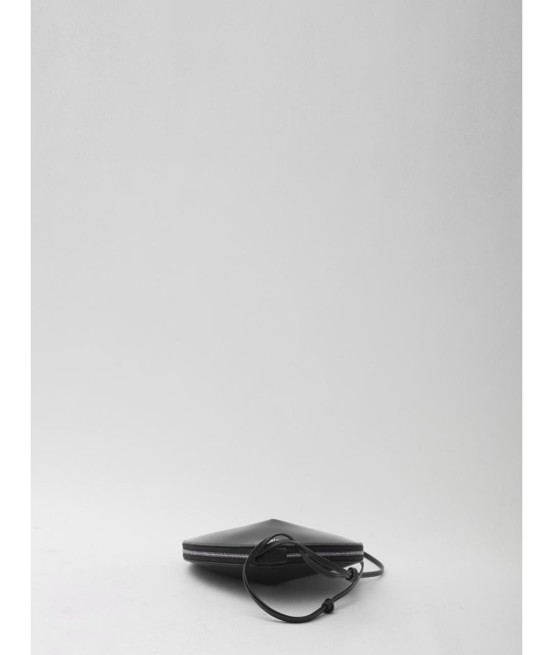 ALAIA Черная сумка через плечо из лакированной кожи, фото 3