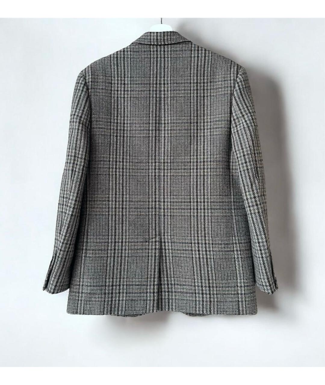 CELINE Коричневый шерстяной жакет/пиджак, фото 3