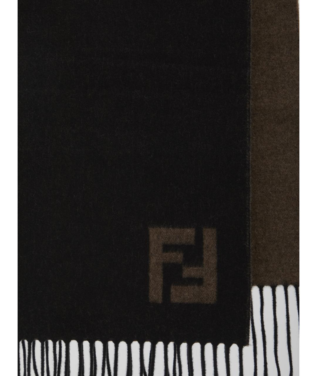 FENDI Мульти шерстяной шарф, фото 2