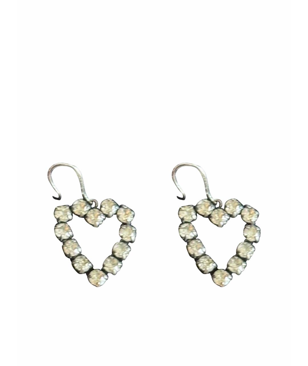 SAINT LAURENT Серые серьги, фото 1