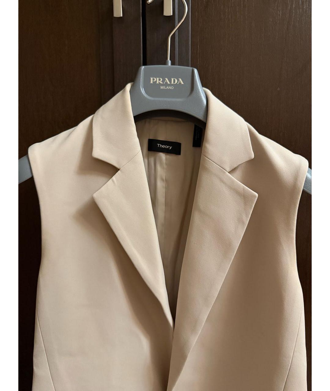 THEORY Бежевый жилет, фото 2