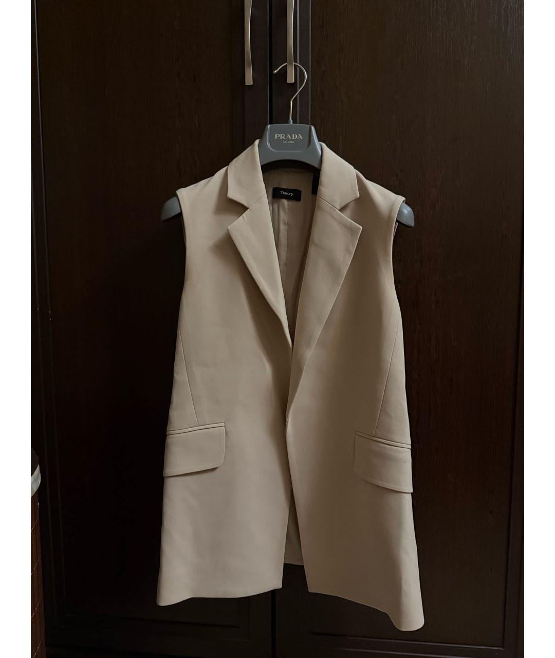THEORY Бежевый жилет, фото 3