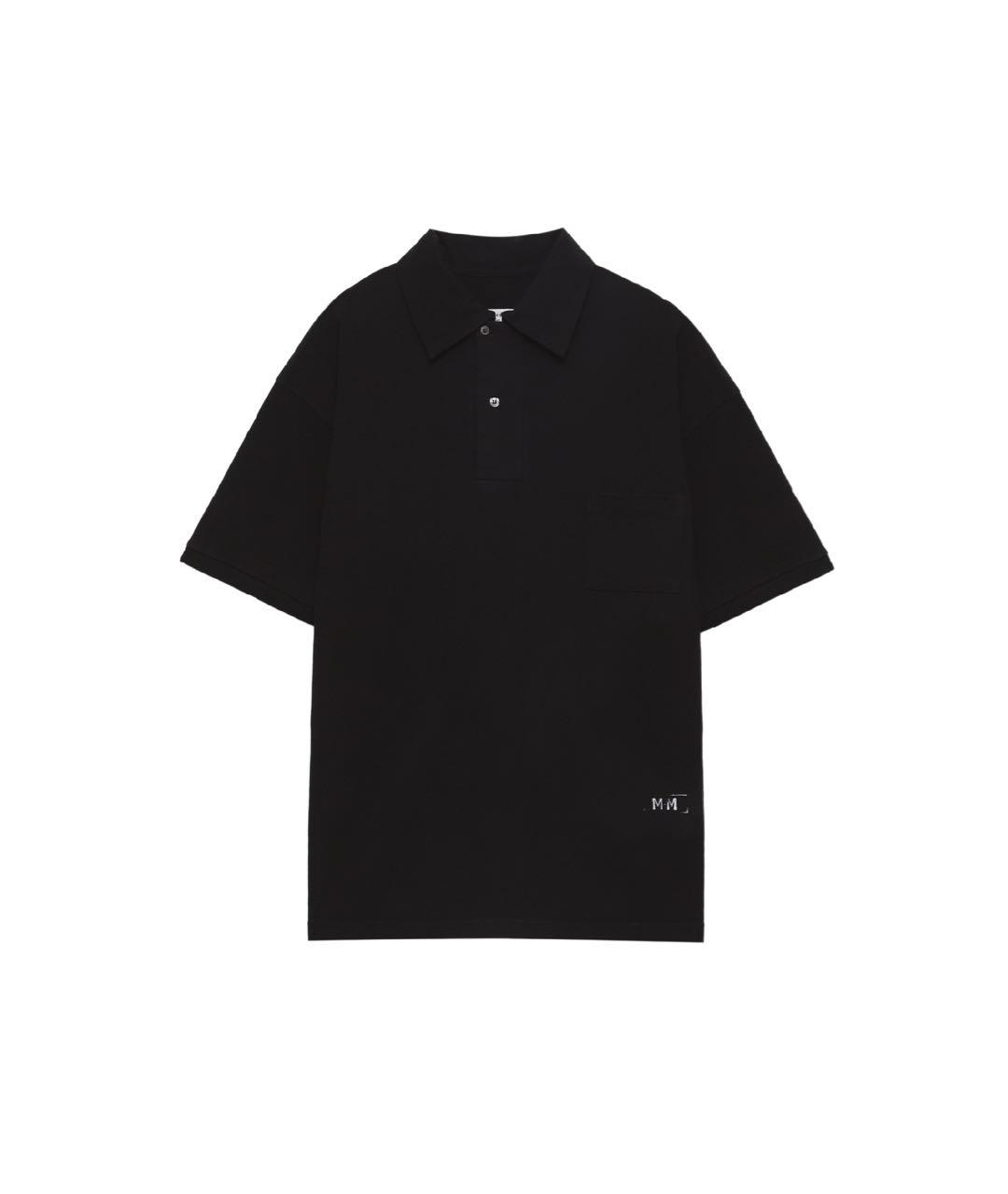 MAISON MARGIELA Черная хлопковая футболка, фото 1