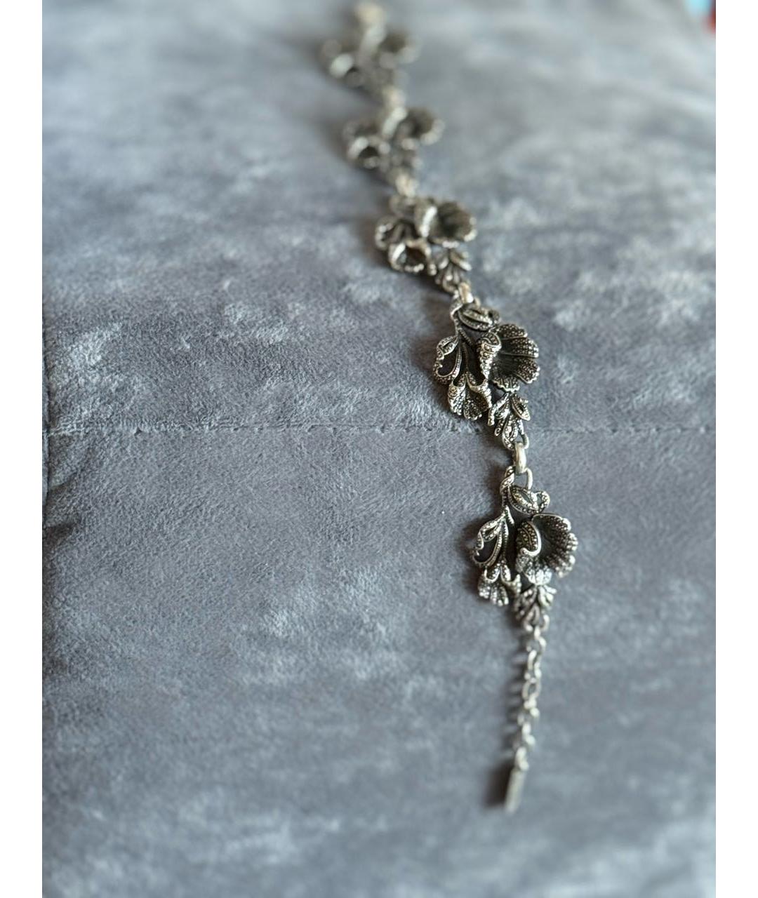 SAINT LAURENT Серебрянный браслет, фото 5