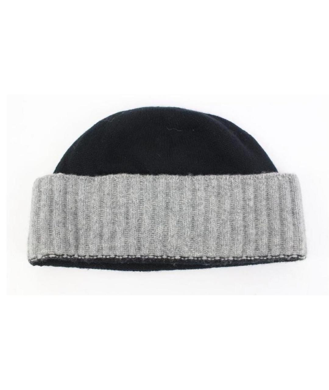 CHANEL Черная кашемировая шапка, фото 2