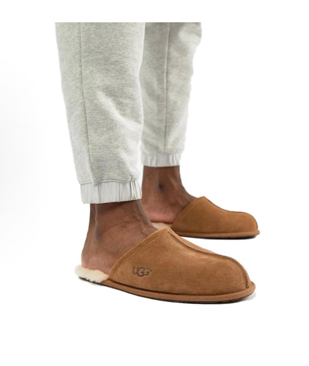 UGG AUSTRALIA Коричневые замшевые мюли, фото 3